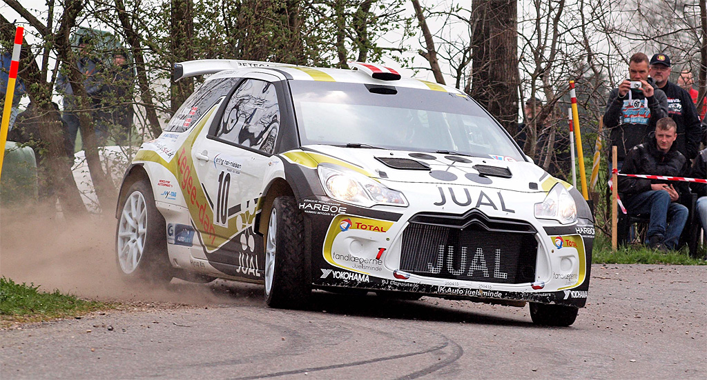 Ib Kragh og Mie Petersen stiller til start i den spændende og potente Citroën DS3 R5
(Foto: Kirketerp)